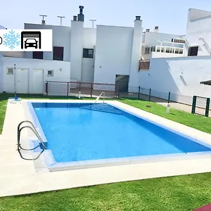  Apartment Atico Premium Conil Con 2 Terrazas, Parking, Piscina, Aire Ac Y Wifi -solo Familias Y Parejas-